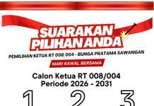 Hak Suara Warga Menjadi Kunci Kemajuan RT 08/RW 04 Bunga Pratama Sawangan